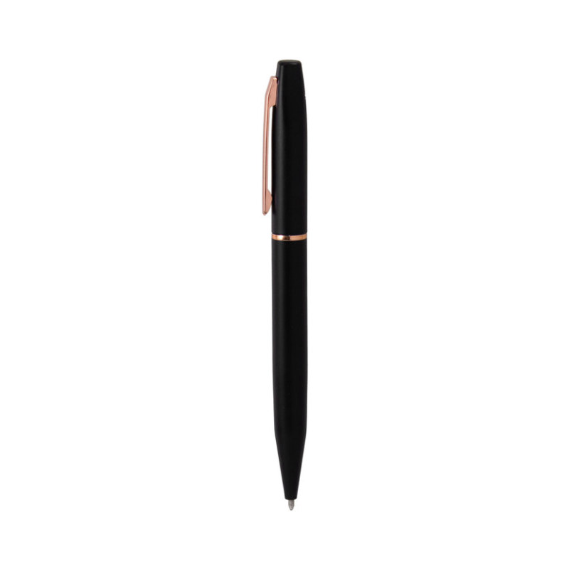 Bolígrafo Mindy — Negro + Cobre