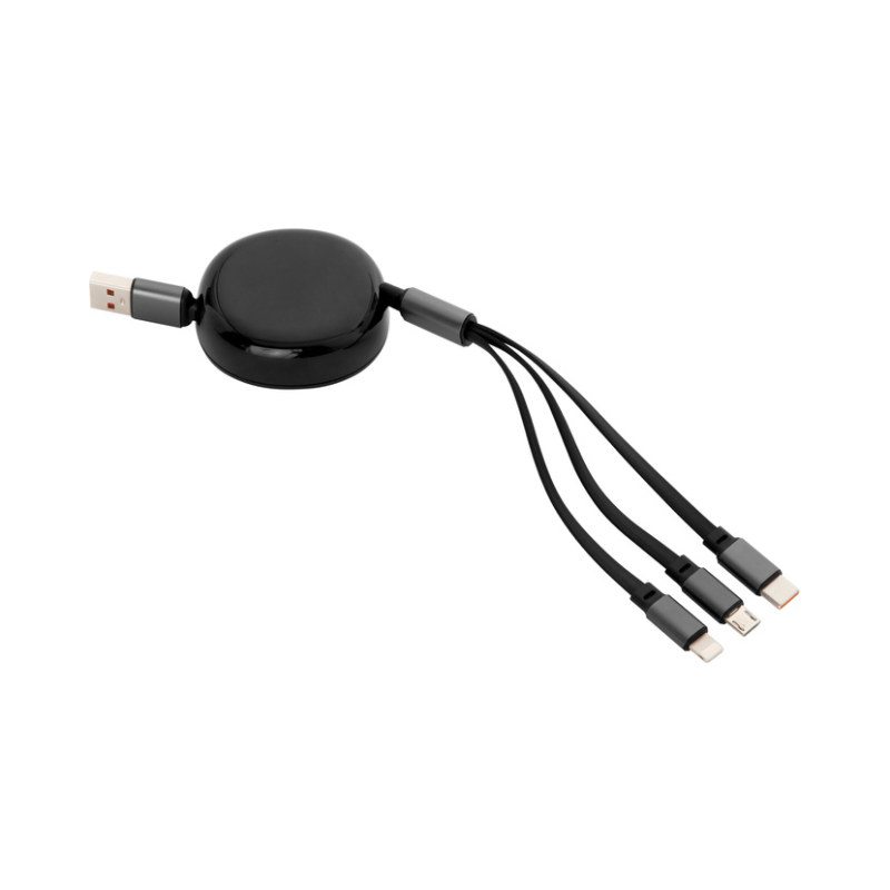 Cable retráctil de carga Jack